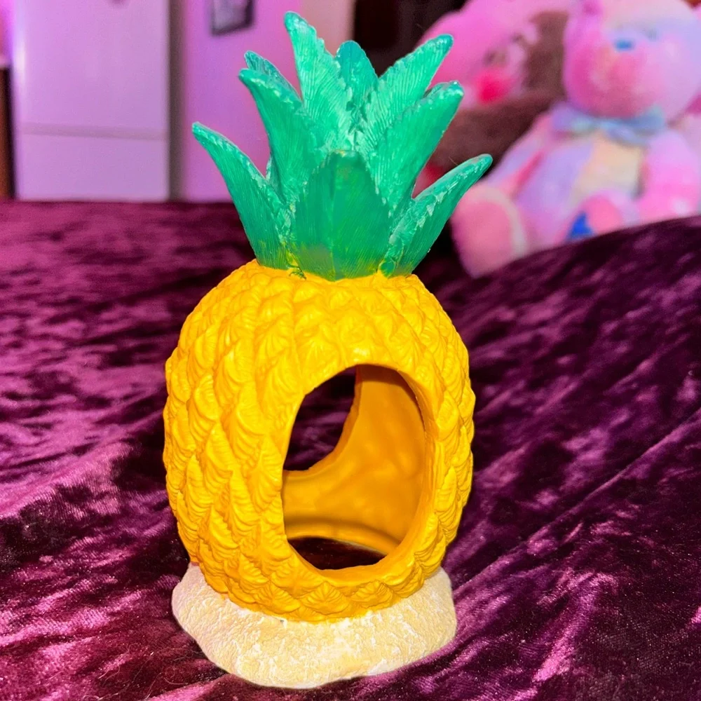 🍍Top Fin Pineapple Swim Thru Aquarium Ornament🐠